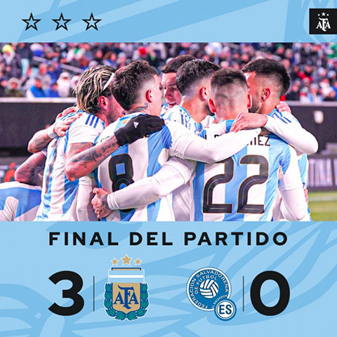 阿根廷  3 - 0  萨尔瓦多
