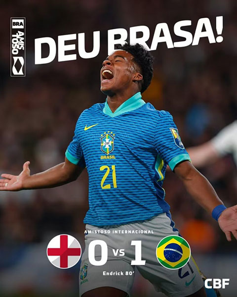 英格兰  0 - 1  巴西 